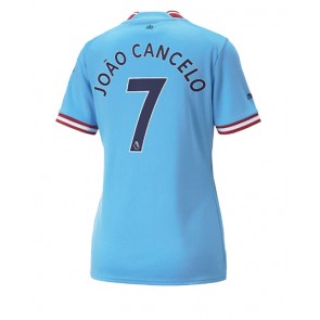 Manchester City Joao Cancelo #7 kläder Kvinnor 2022-23 Hemmatröja Kortärmad